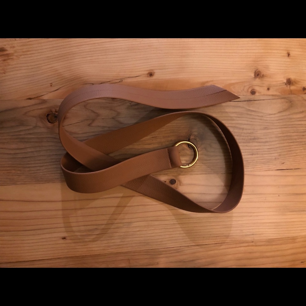 Leather belt